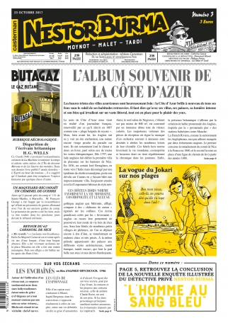 L'homme au sang bleu - Journal N°3 - 25 octobre 2017